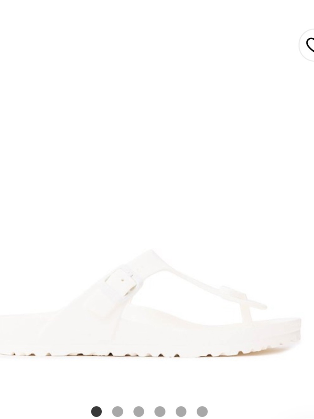 Birkenstock Gizeh EVA White Sandals NEW size 41 EU - Picture 3 of 8